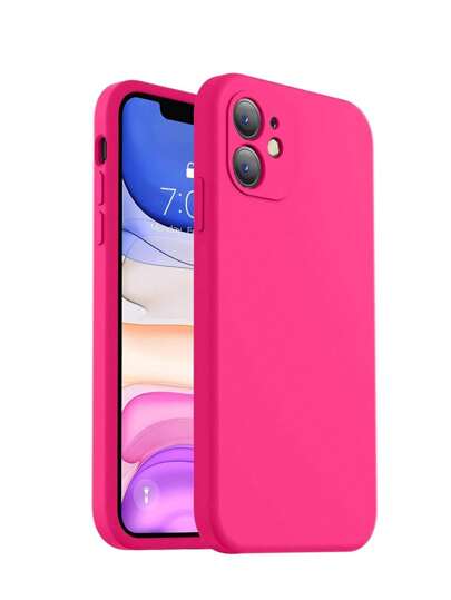 Capa de Celular de Silicone Iphone com Câmera Fechada