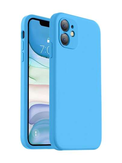 Capa de Celular de Silicone Iphone com Câmera Fechada