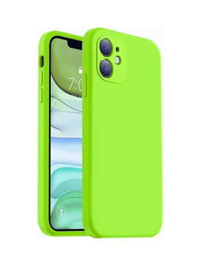 Capa de Celular de Silicone Iphone com Câmera Fechada