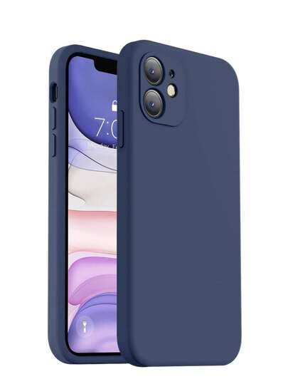 Capa de Celular de Silicone Iphone com Câmera Fechada