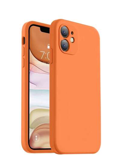 Capa de Celular de Silicone Iphone com Câmera Fechada