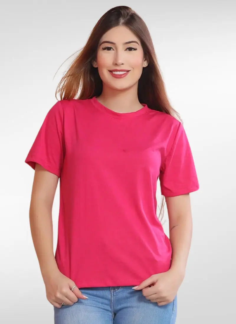 Camiseta Feminina Básica Oversized