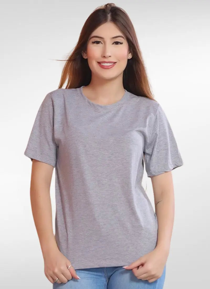 Camiseta Feminina Básica Oversized