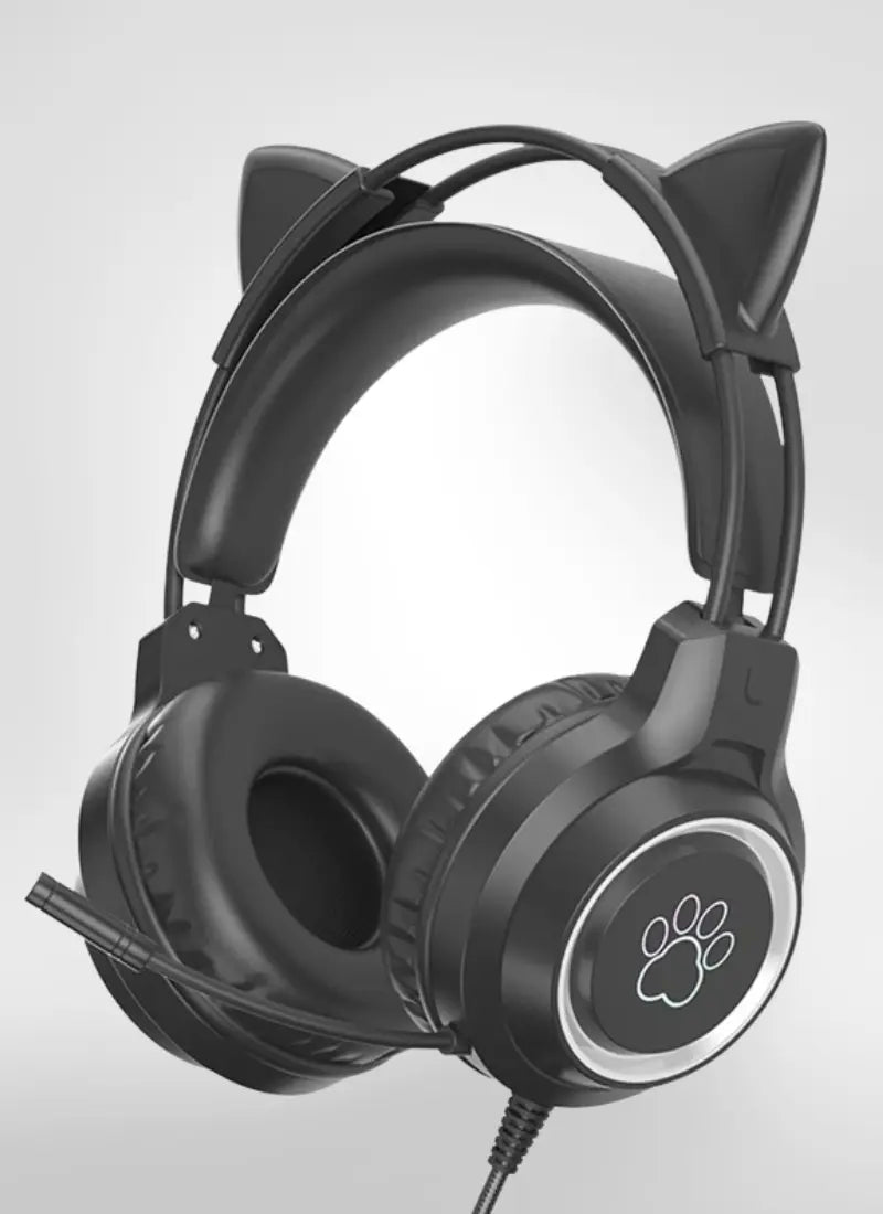 Fone de ouvido Headset Cat Ear