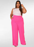 Calça Feminina plus size pantalona duna com forro