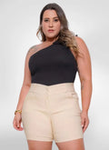 Bermuda Feminina alfaiataria plus size social