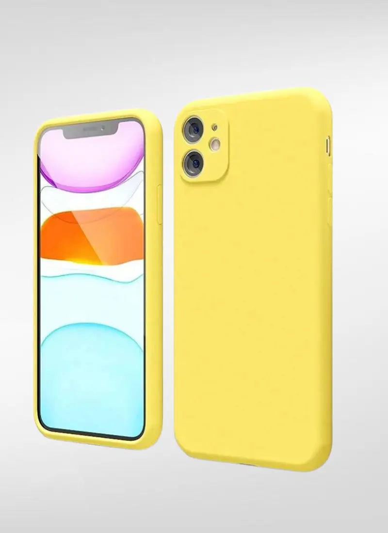 Capa de Celular de Silicone Iphone com Câmera Fechada