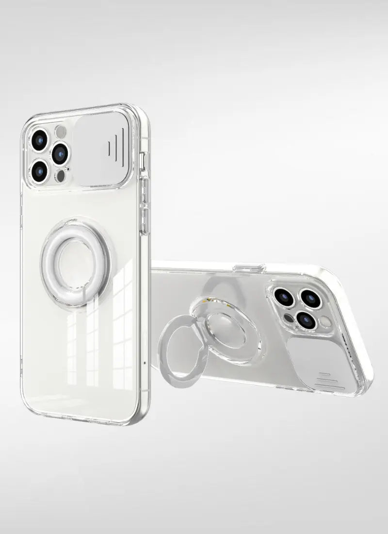 Capa de Celular Iphone com anel e proteção na câmera