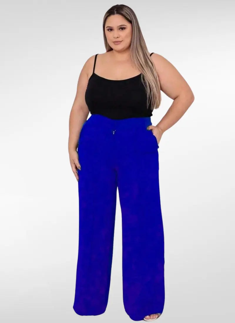 Calça Feminina plus size pantalona duna