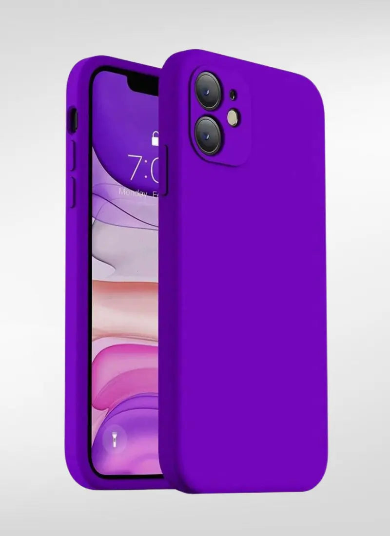 Capa de Celular de Silicone Iphone com Câmera Fechada