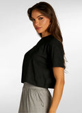 Camiseta Feminina Cropped Lisa