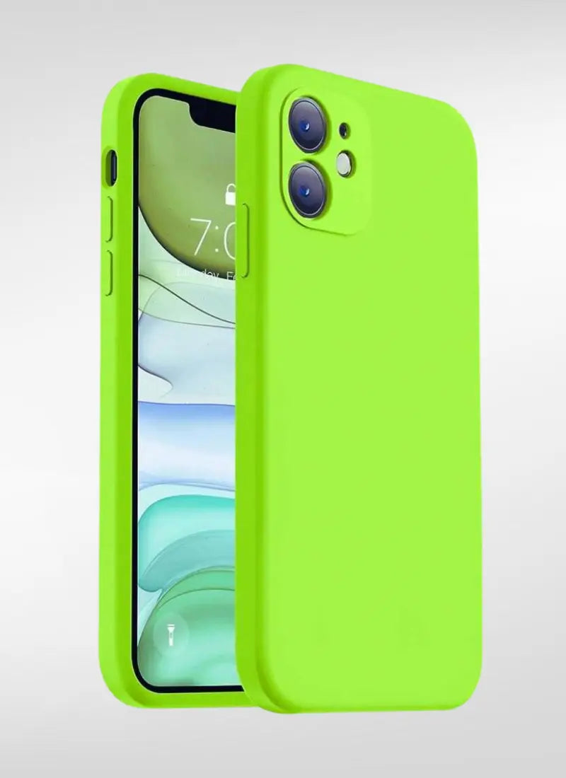 Capa de Celular de Silicone Iphone com Câmera Fechada