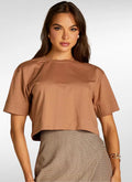 Camiseta Feminina Cropped Lisa