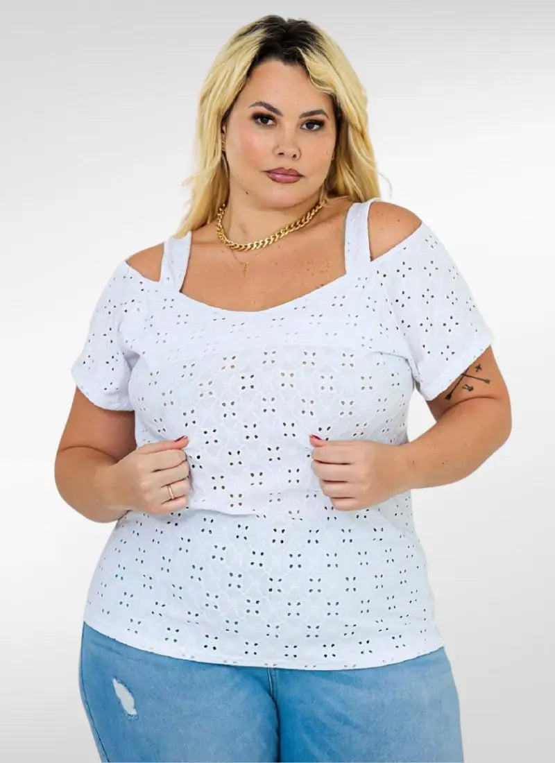 Blusa Feminina plus size laise