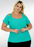 Blusa Feminina plus size laise