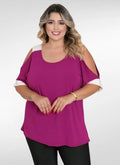 Blusa Feminina plus size ciganinha